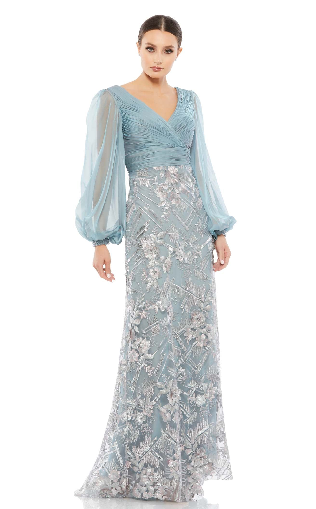 Slate Blue Mother of the Bride Dresses