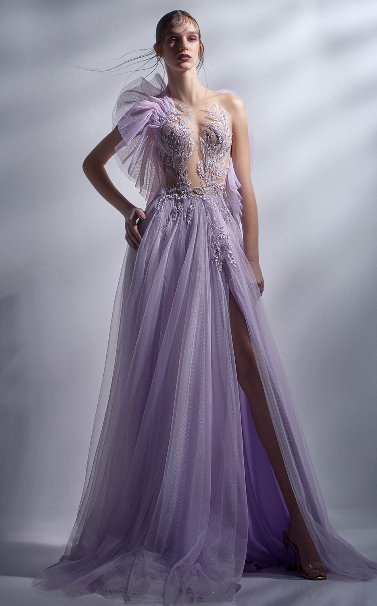 Purple Couture Dresses