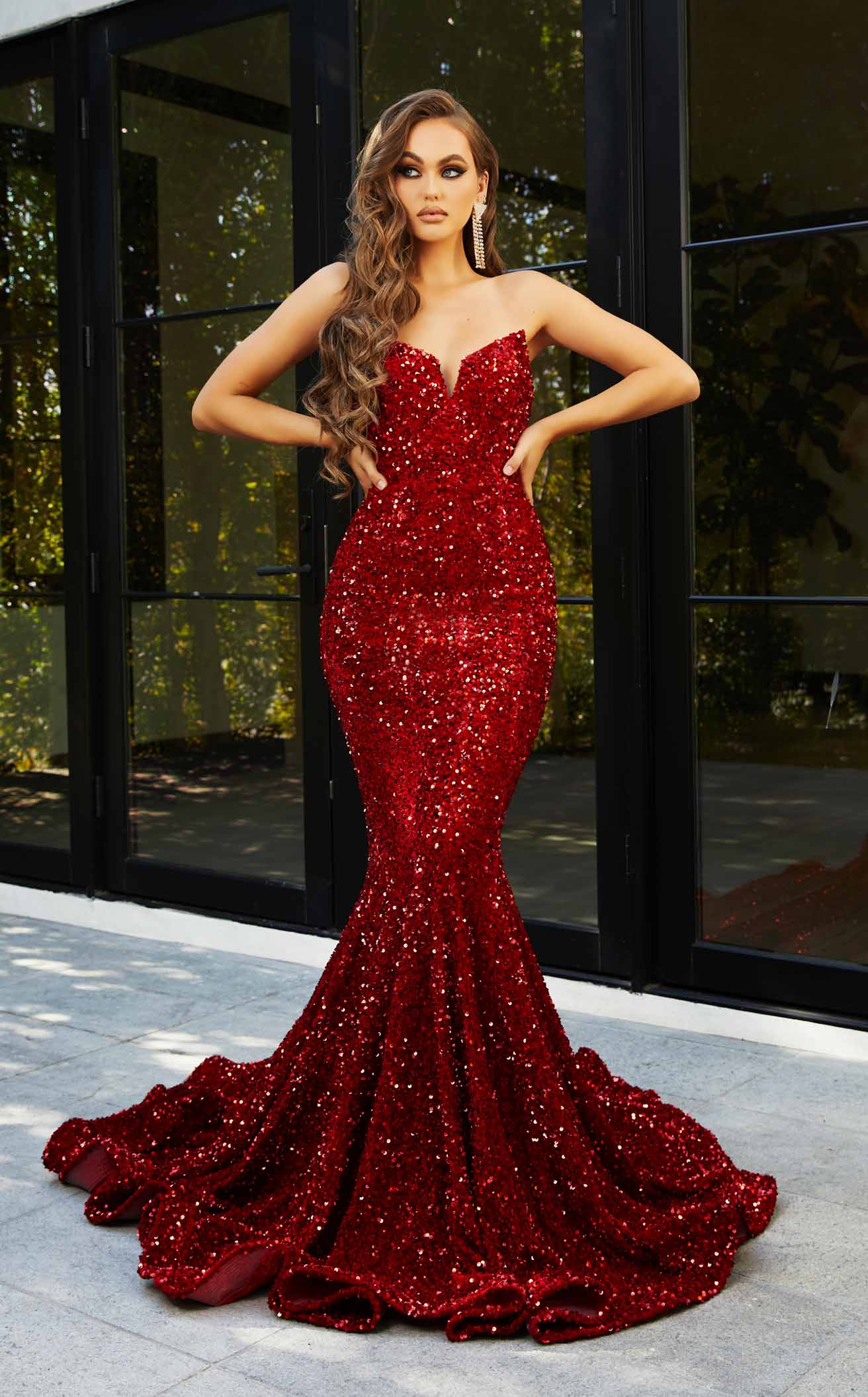 Prom Gowns for Big Boobs, Large Busts Formal Dresses