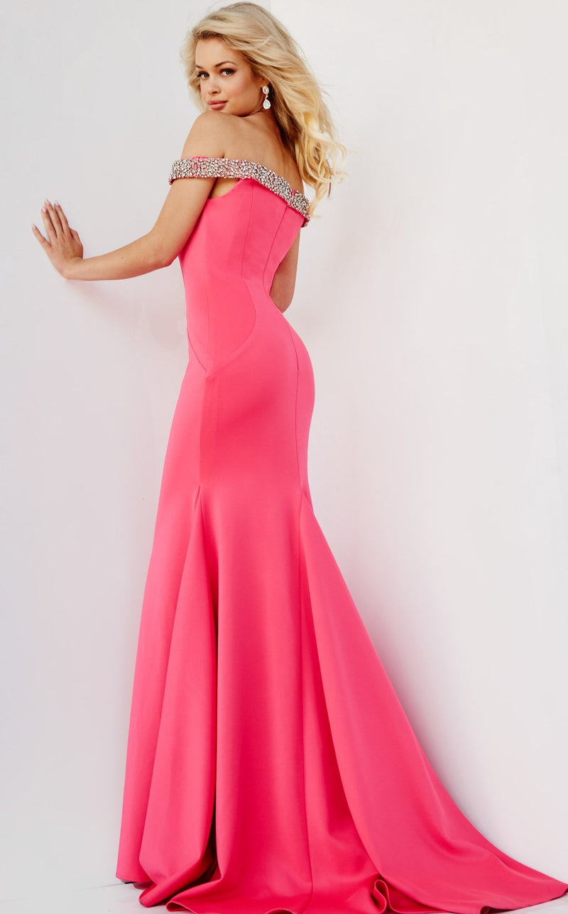 Jovani 08436 Fuchsia