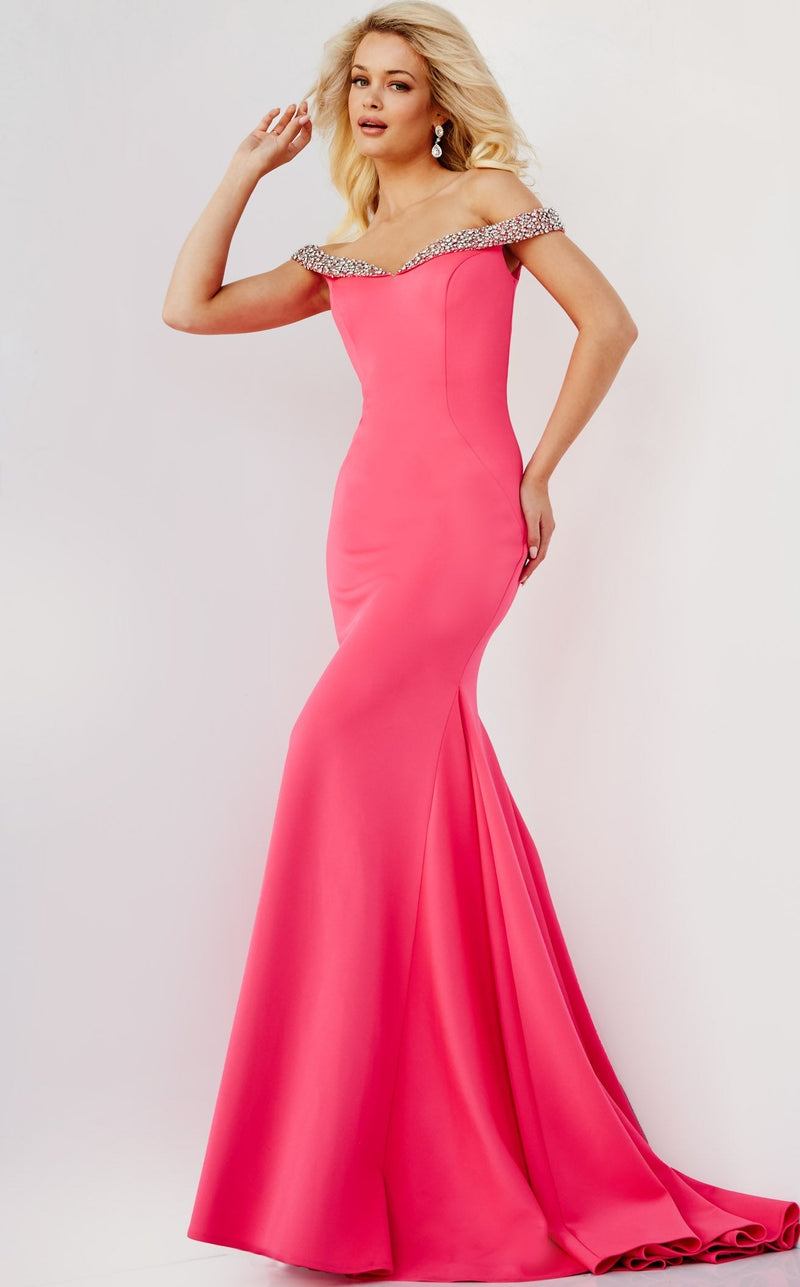 Jovani 08436 Fuchsia