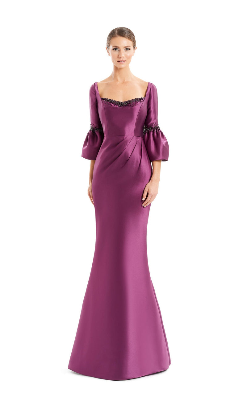 Daymor 1659F22 Dress PLUM