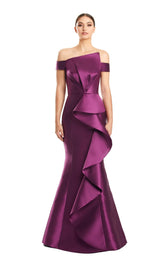 Daymor 1873F23 Dress Plum