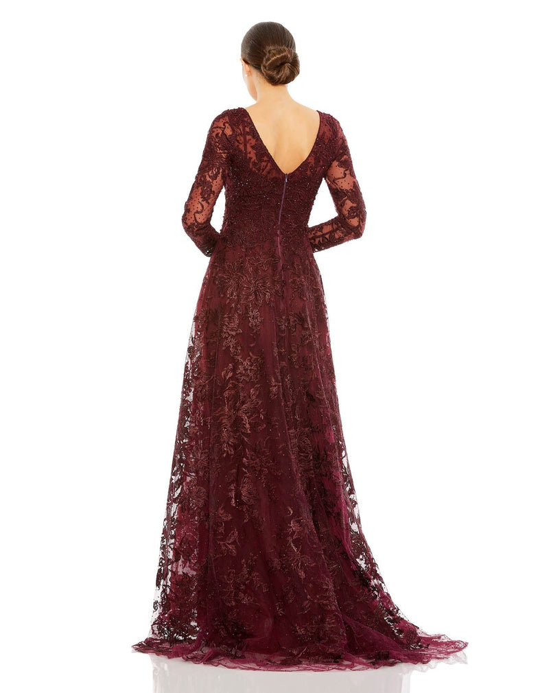 Mac Duggal 20409 Mahogany