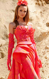 MNM Couture 2747 Fuchsia-Orange