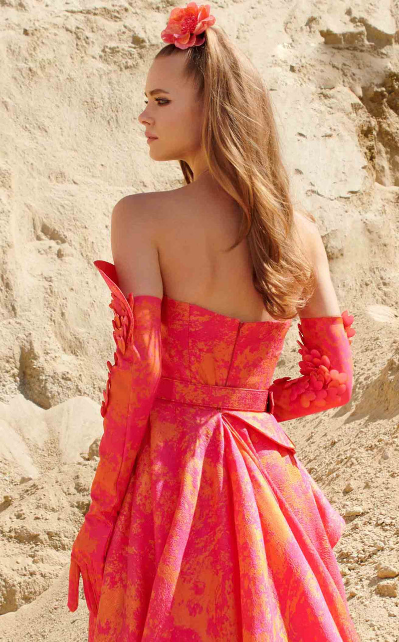 MNM Couture 2747 Fuchsia-Orange