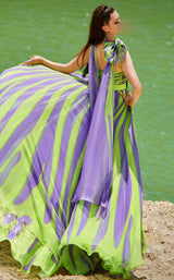 MNM Couture 2749 Pistachio-Purple