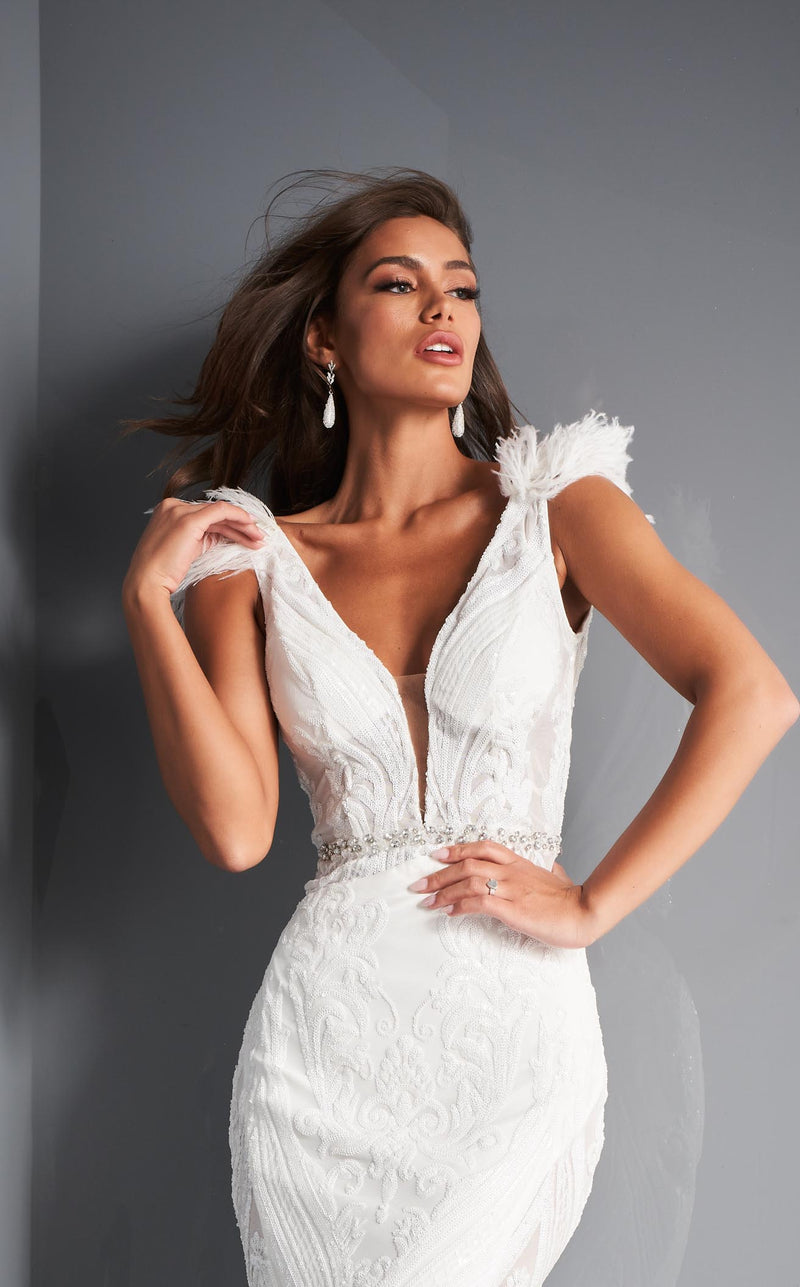 Jovani 3180 White