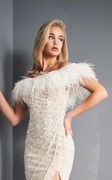 Jovani 4770 Off-White-Nude