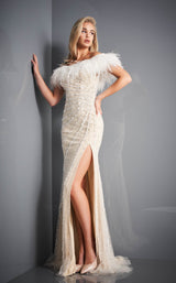 Jovani 4770 Off-White-Nude