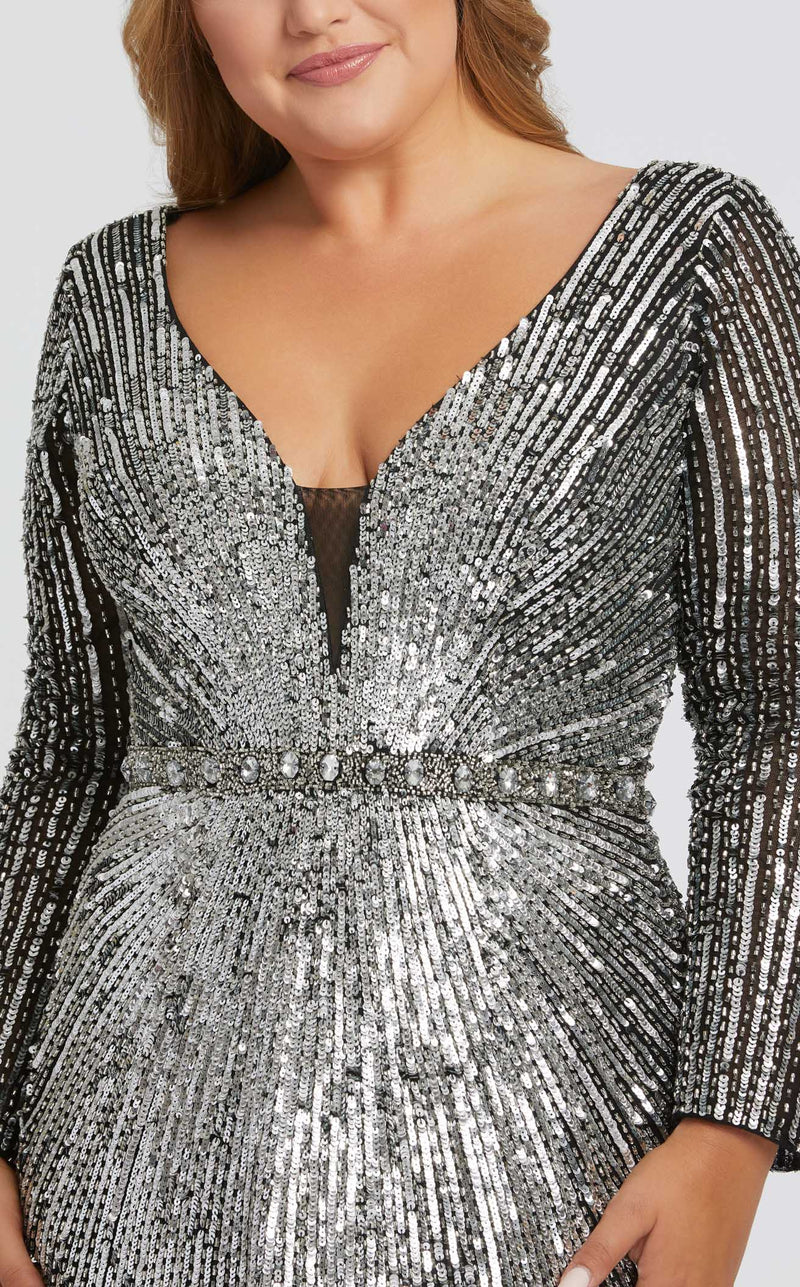 Mac Duggal Fabulouss 5176 Black-Silver