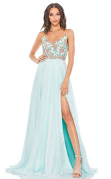 Mac Duggal 67790 Aqua