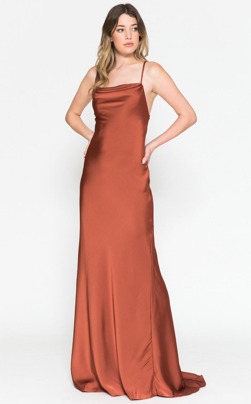 Amelia Couture 6111 Burnt-Orange