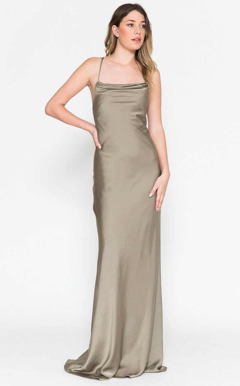 Amelia Couture 6111 Olive Green