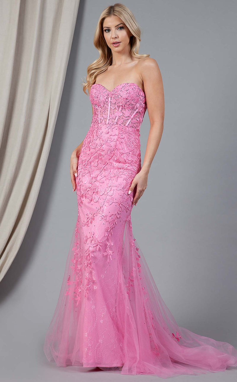 Amelia Couture 7024 Pink