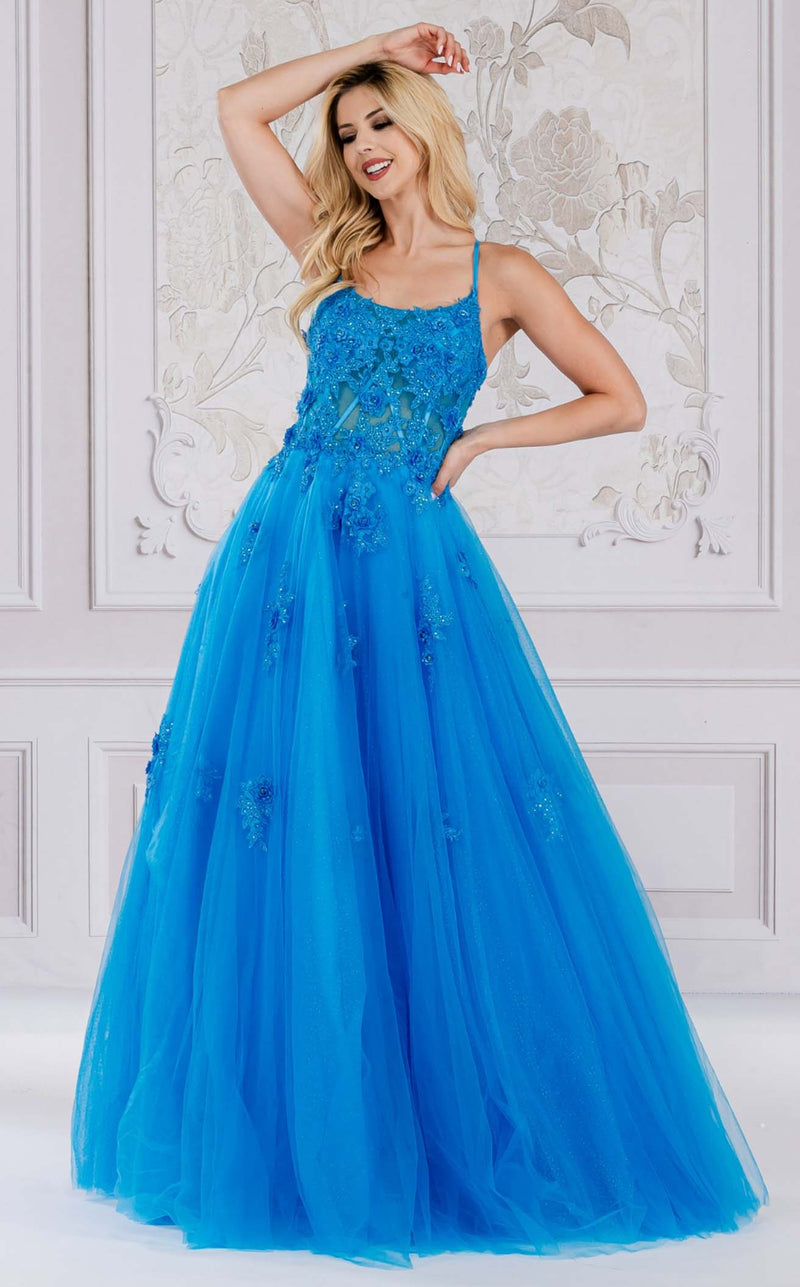 Amelia Couture 7035 Turquoise