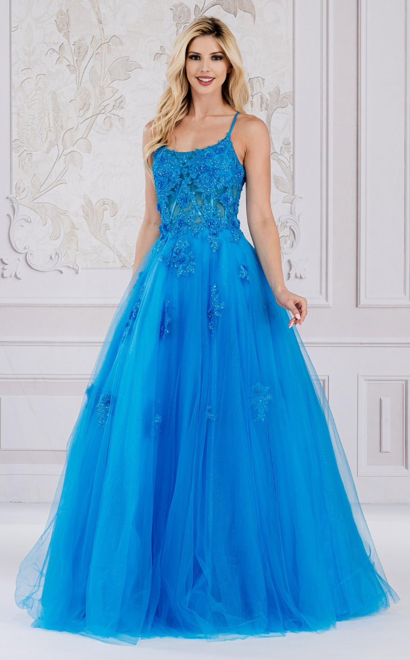 Amelia Couture 7035 Turquoise