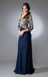 Amelia Couture 7039 Navy