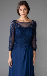 Amelia Couture 7043 Navy