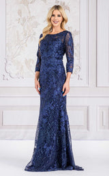 Amelia Couture 7045 Navy