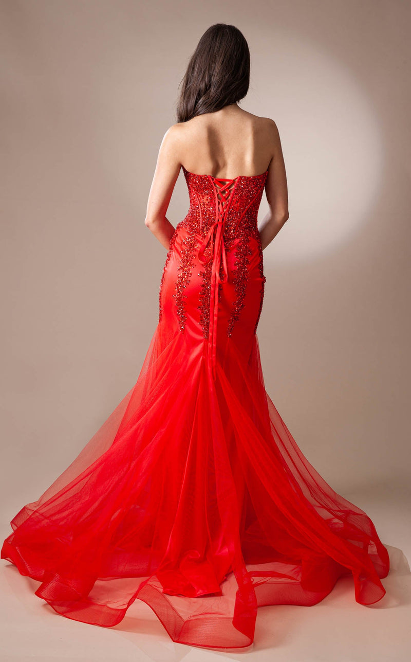 Amelia Couture 7051 Red