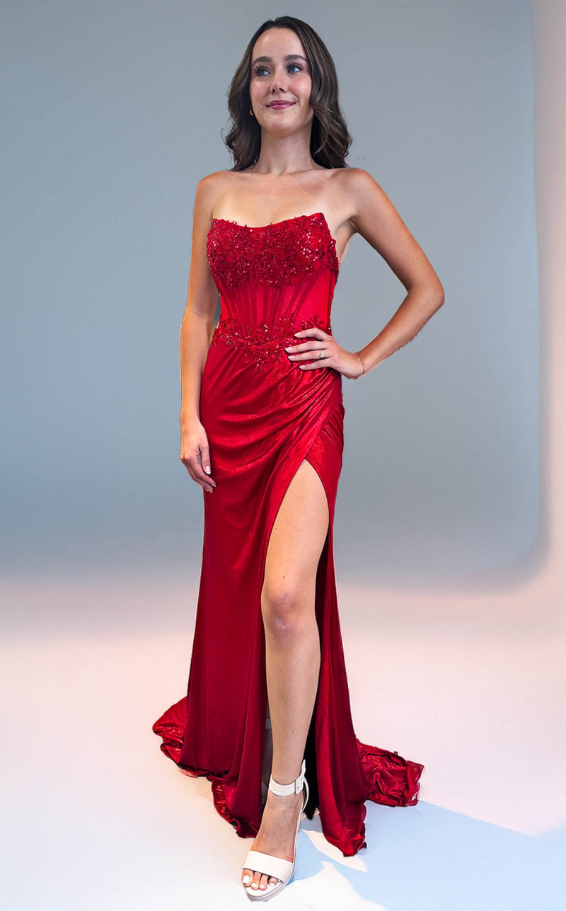 Amelia Couture 9055 Red