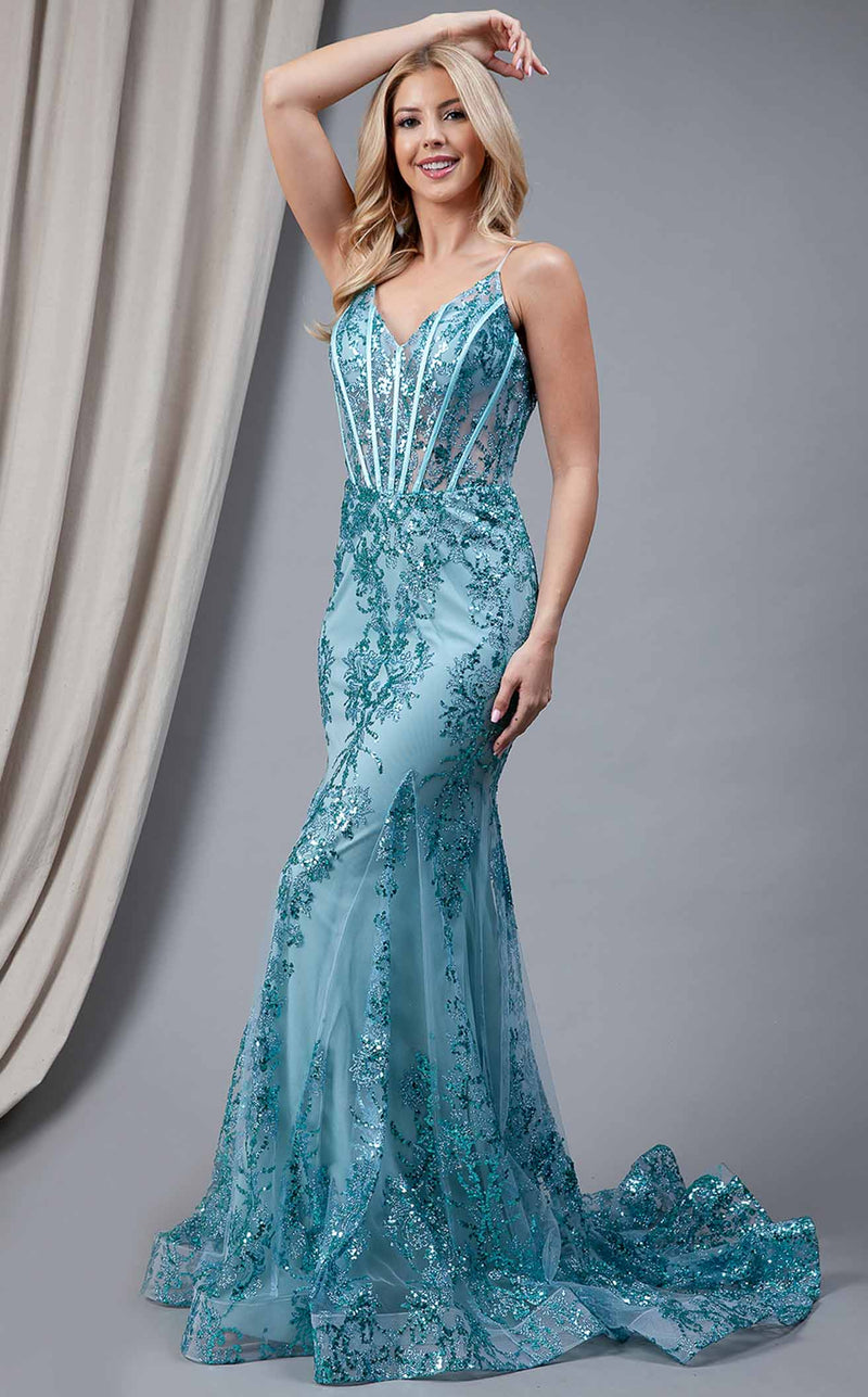 Amelia Couture BZ015 Aqua