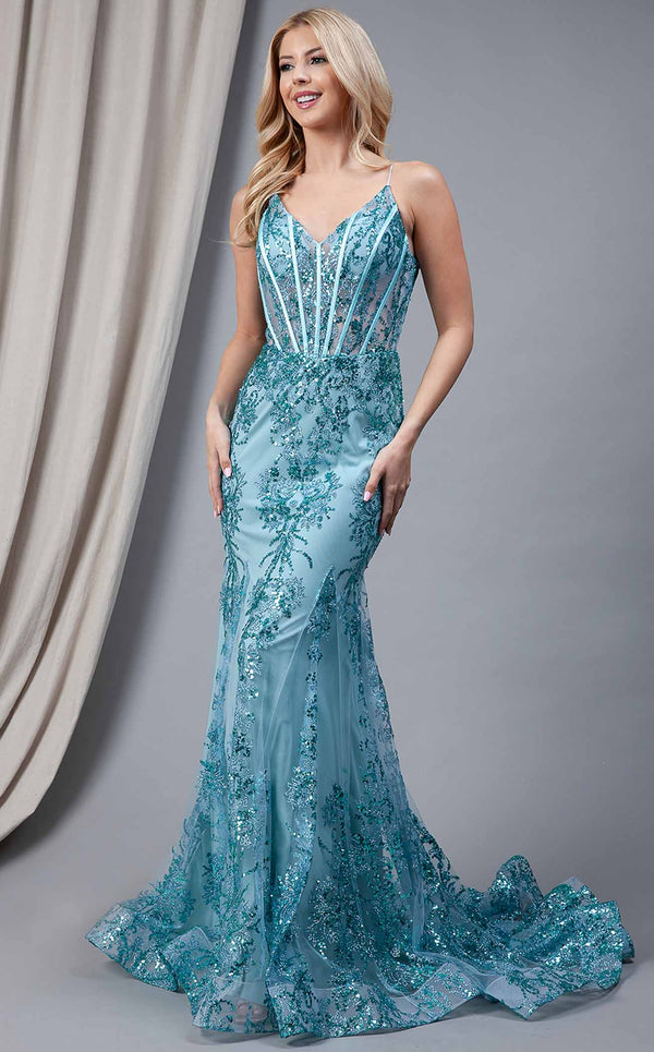 Amelia Couture BZ015 Aqua