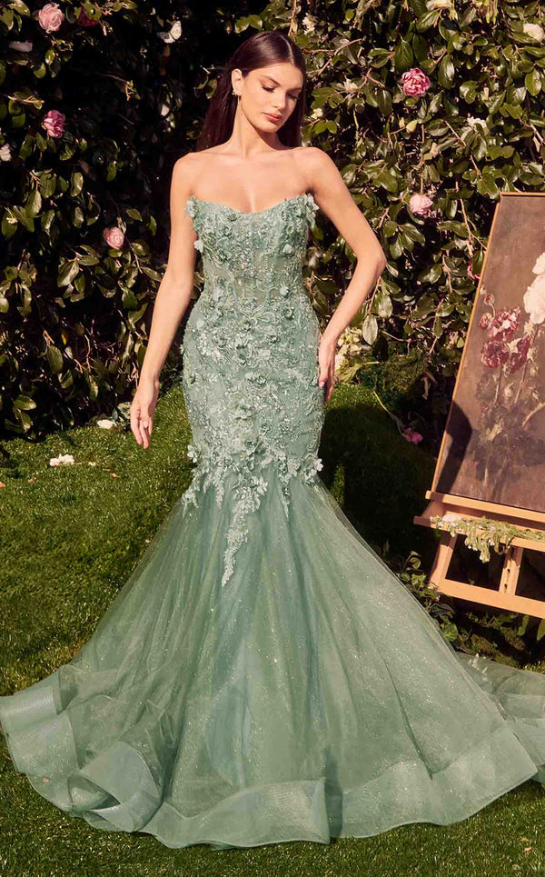 Mermaid style gown online