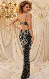 Chandelier 30123 Black/Silver