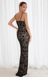 Chandelier 30126 Black/Nude