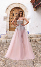 Chic and Holland AR330281 Blush/Silver