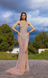 Chic and Holland AR330287 Blush/Silver