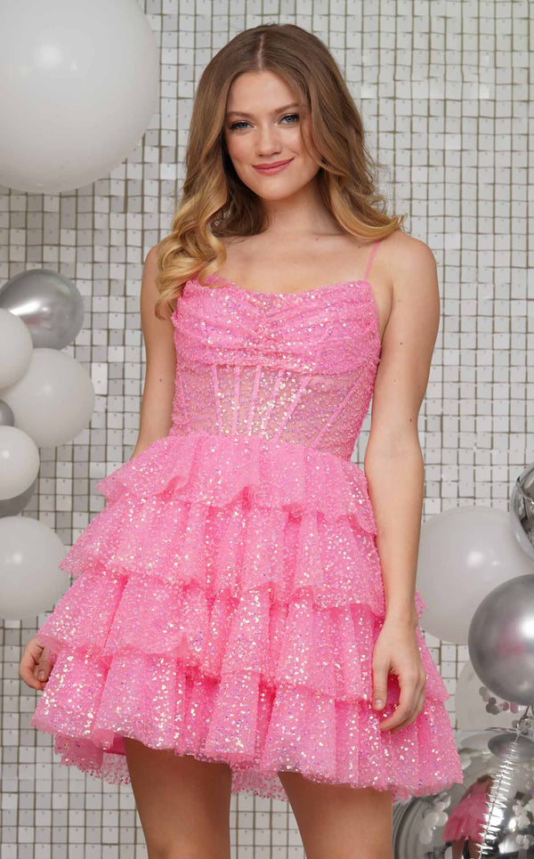 Colors Dress 3345 Pink