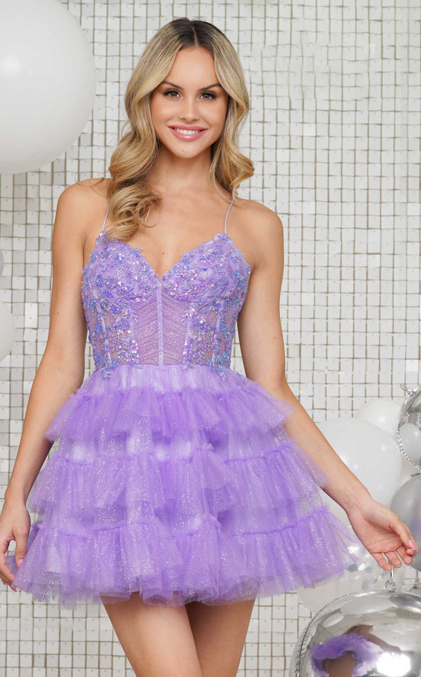 Colors Dress 3346 Lavender