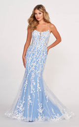 Ellie Wilde EW34090 Ivory-Blue