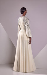 Edward Arsouni Couture FW24915 Ivory/Silver