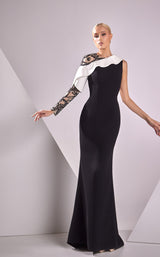 Edward Arsouni Couture FW24925 Ivory/Black