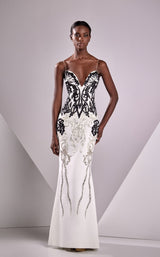 Edward Arsouni Couture FW24926 Ivory/Black