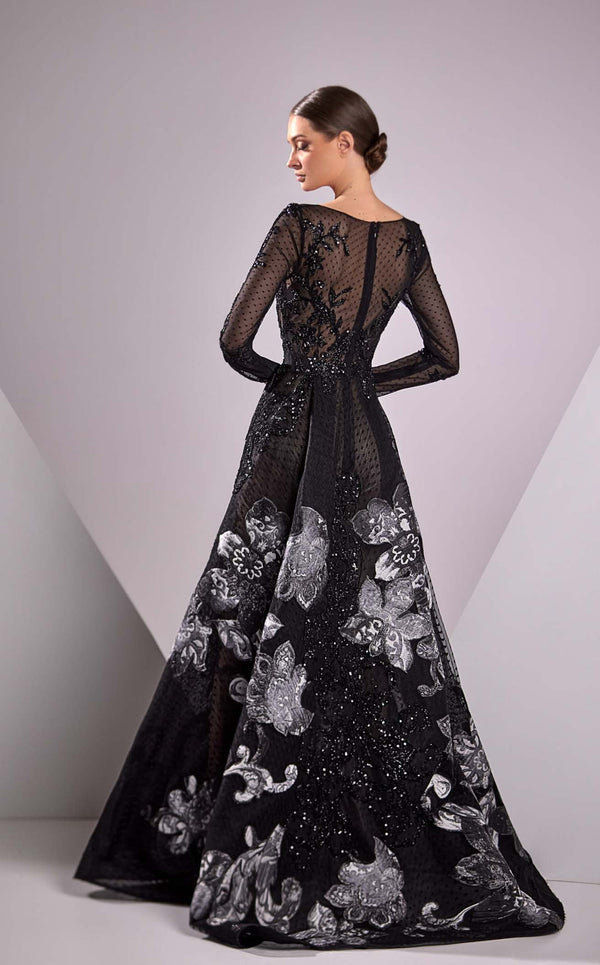 Edward Arsouni Couture FW24929 Black/Silver