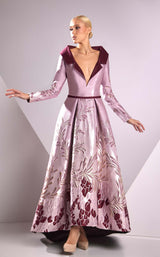 Edward Arsouni Couture FW24932 Burgundy-Lilac