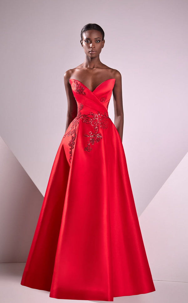 Edward Arsouni Couture FW24936 Red