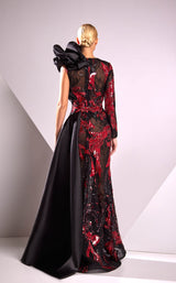 Edward Arsouni Couture FW24939 Red/Black