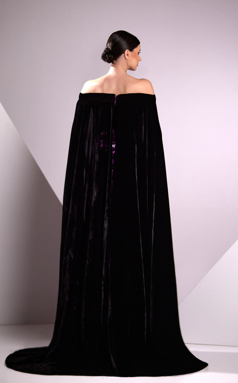 Edward Arsouni Couture FW24940 Black/Purple