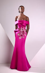 Edward Arsouni Couture FW24941 Fuchsia