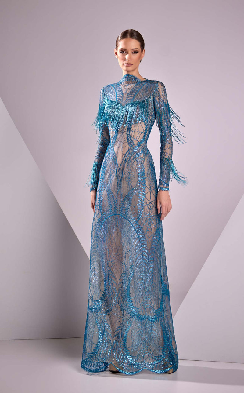 Edward Arsouni Couture FW24949 Teal