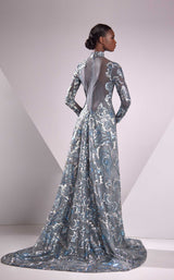 Edward Arsouni Couture FW24951 Dark-Periwinkle