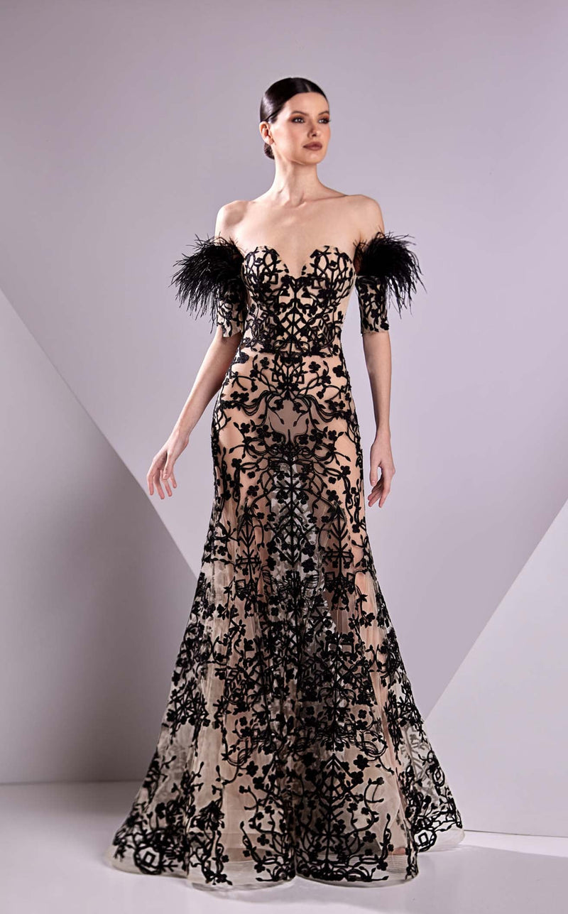 Edward Arsouni Couture FW24959 Black-Nude