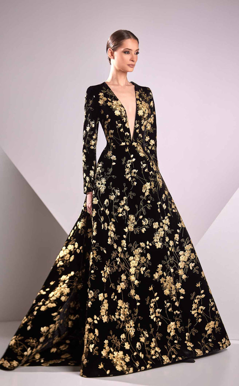 Edward Arsouni Couture FW24962 Black/Gold