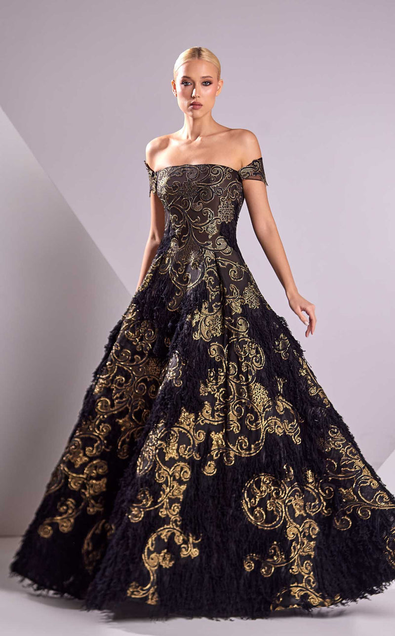 Edward Arsouni Couture FW24963 Black/Gold